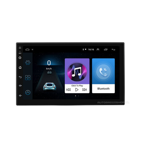 Cartronix 2 Din autoradio - Android 11 - Bluetooth Cartronix 2 Din autoradio - Android 11 - Bluetooth