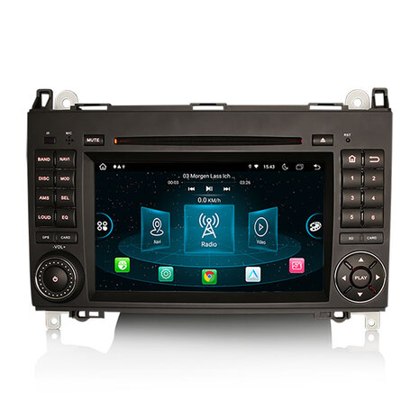 Cartronix Mercedes Autoradio | Android 12 | CarPlay | A B Klasse Sprinter