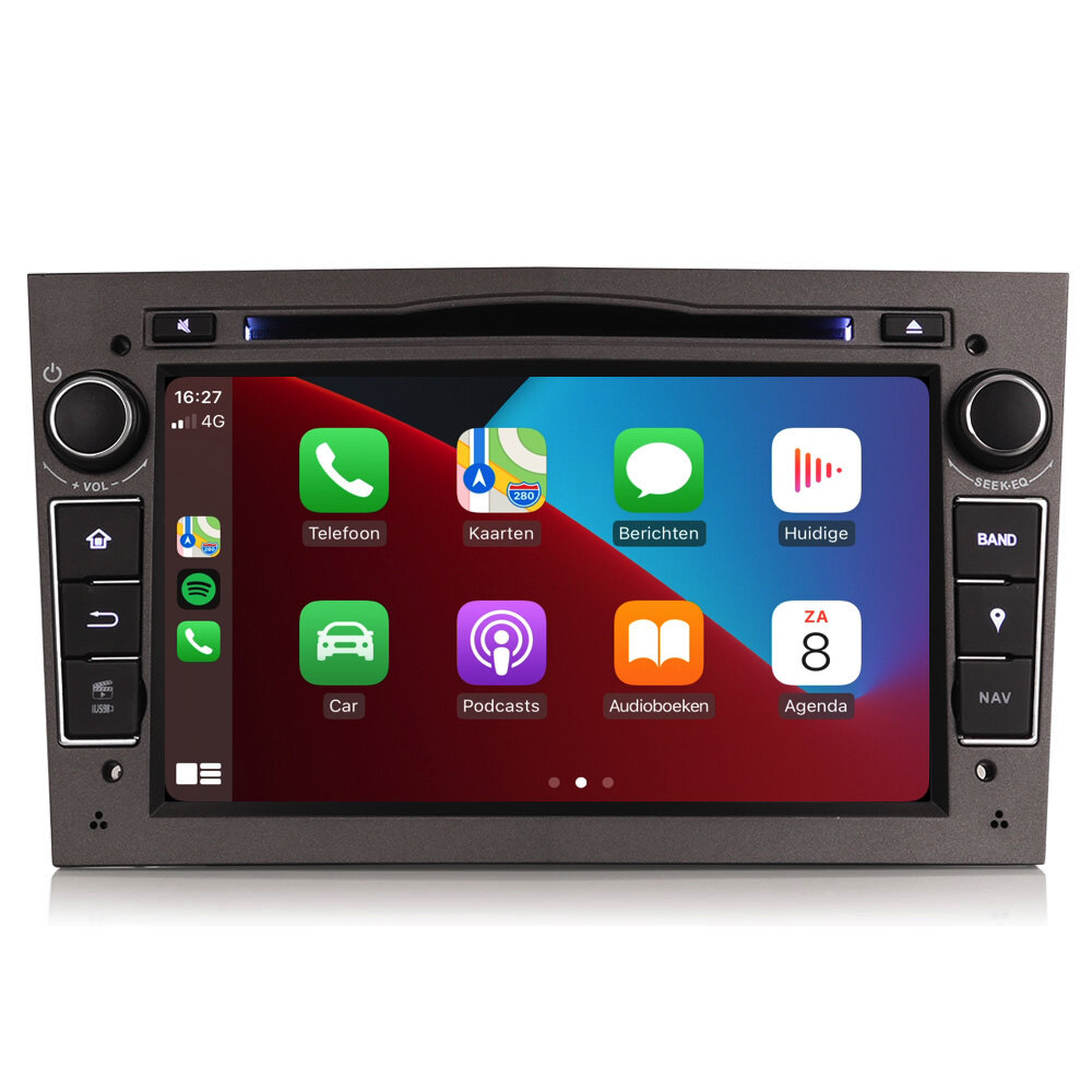 Cartronix Opel CarPlay Android auto | Bluetooth & Wifi | Grijs Cartronix Opel CarPlay Android auto | Bluetooth & Wifi | Grijs