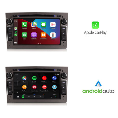 Cartronix Opel CarPlay Android auto | Bluetooth & Wifi | Grijs Cartronix Opel CarPlay Android auto | Bluetooth & Wifi | Grijs