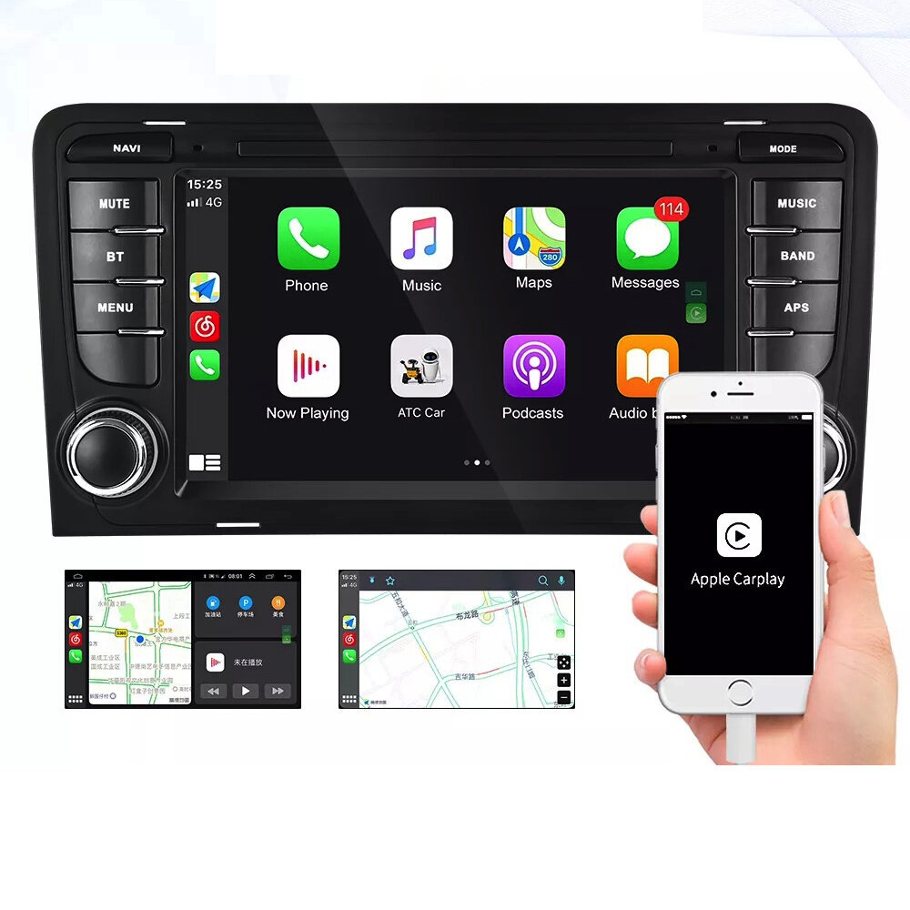 Denago Audi A3 EU Navigatie Autoradio | Bluetooth | S3 RS3 | Android 11