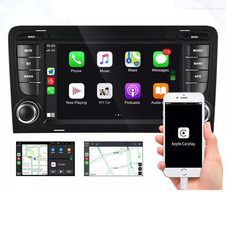 Denago Audi A3 EU Navigatie Autoradio | Bluetooth | S3 RS3 | Android 11