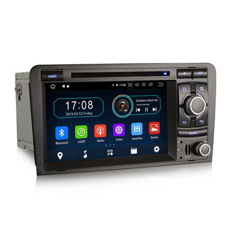 Cartronix Audi A3 S3 RS3 – Android 10 Autoradio – EU Navigatie & Bluetooth – 2003 t/m 2012 Cartronix Audi A3 S3 RS3 – Android 10 Autoradio – EU Navigatie & Bluetooth – 2003 t/m 2012