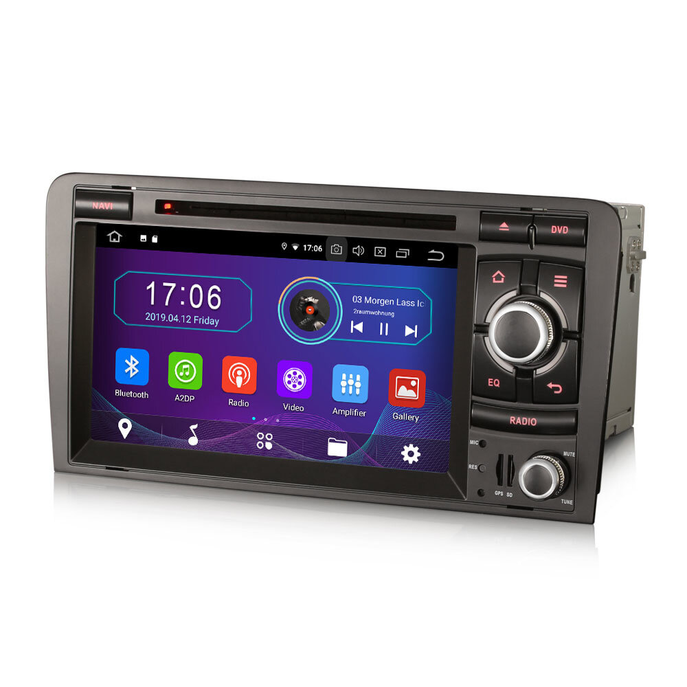 Cartronix Audi A3 S3 RS3 – Android 10 Autoradio – EU Navigatie & Bluetooth – 2003 t/m 2012 Cartronix Audi A3 S3 RS3 – Android 10 Autoradio – EU Navigatie & Bluetooth – 2003 t/m 2012