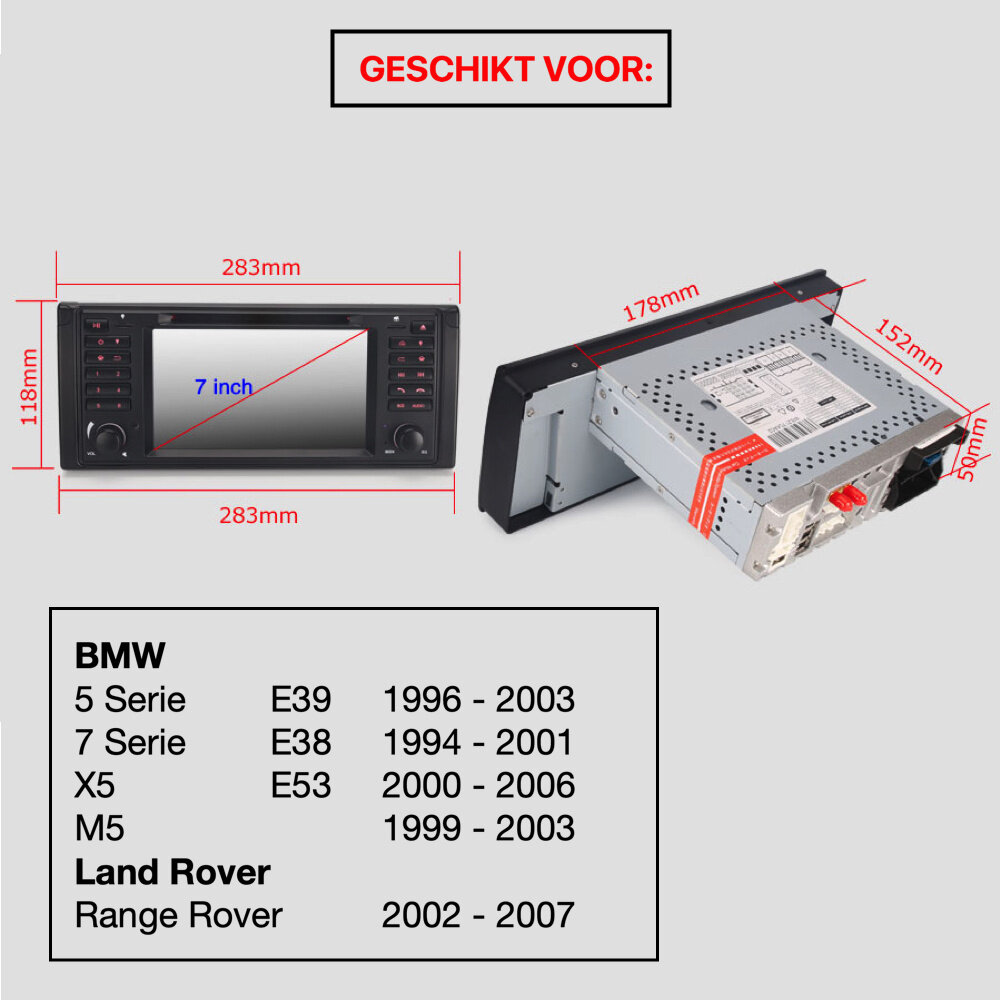 Cartronix BMW 5 serie E39 | E38 | autoradio | X5 | Range Rover | Navigatie Cartronix BMW 5 serie E39 | E38 | autoradio | X5 | Range Rover | Navigatie
