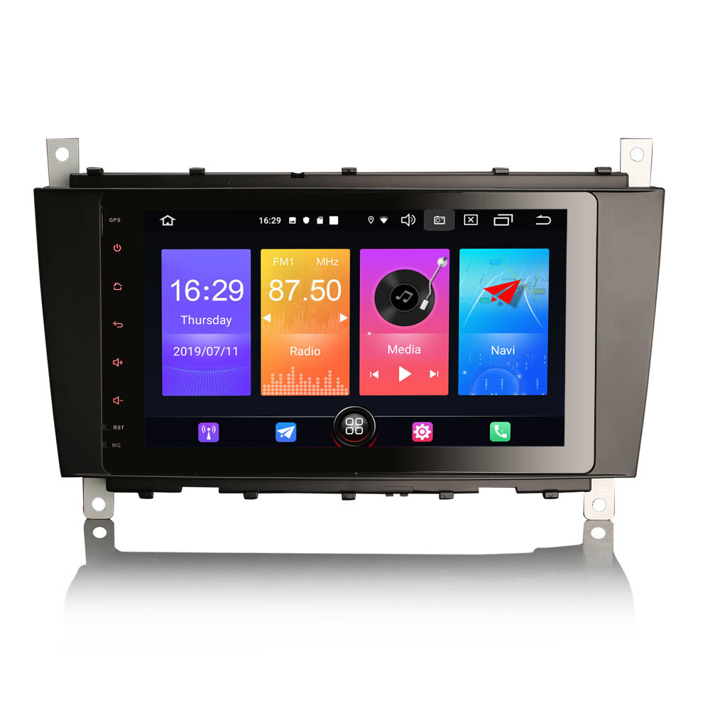 Cartronix Autoradio voor Mercedes C-Klasse CLC CLK | Android 10 | W203 | W209