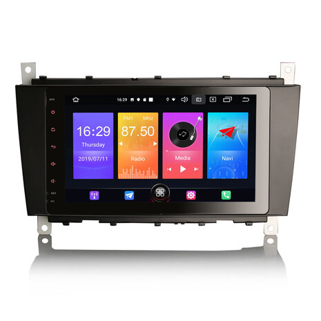Cartronix Autoradio voor Mercedes C-Klasse CLC CLK | Android 10 | W203 | W209