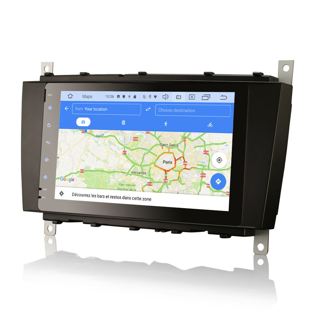 Cartronix Autoradio voor Mercedes C-Klasse CLC CLK | Android 10 | W203 | W209