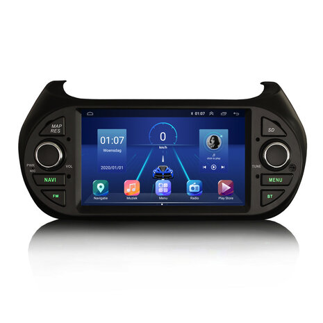 Davilon Fiat Fiorino & Fiat Qubo | Autoradio CarPlay | Android 11