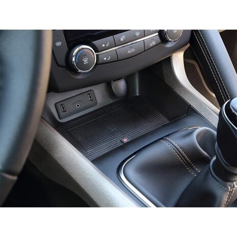 Inbay Draadloze oplader voor Renault Kadjar | Opbergvak | Plug & Play