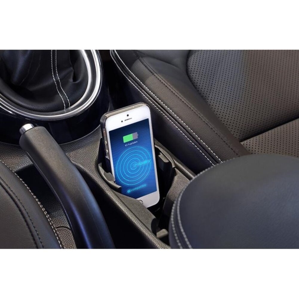 Inbay Draadloze oplader voor alle auto’s | Bekerhouder| Plug & Play