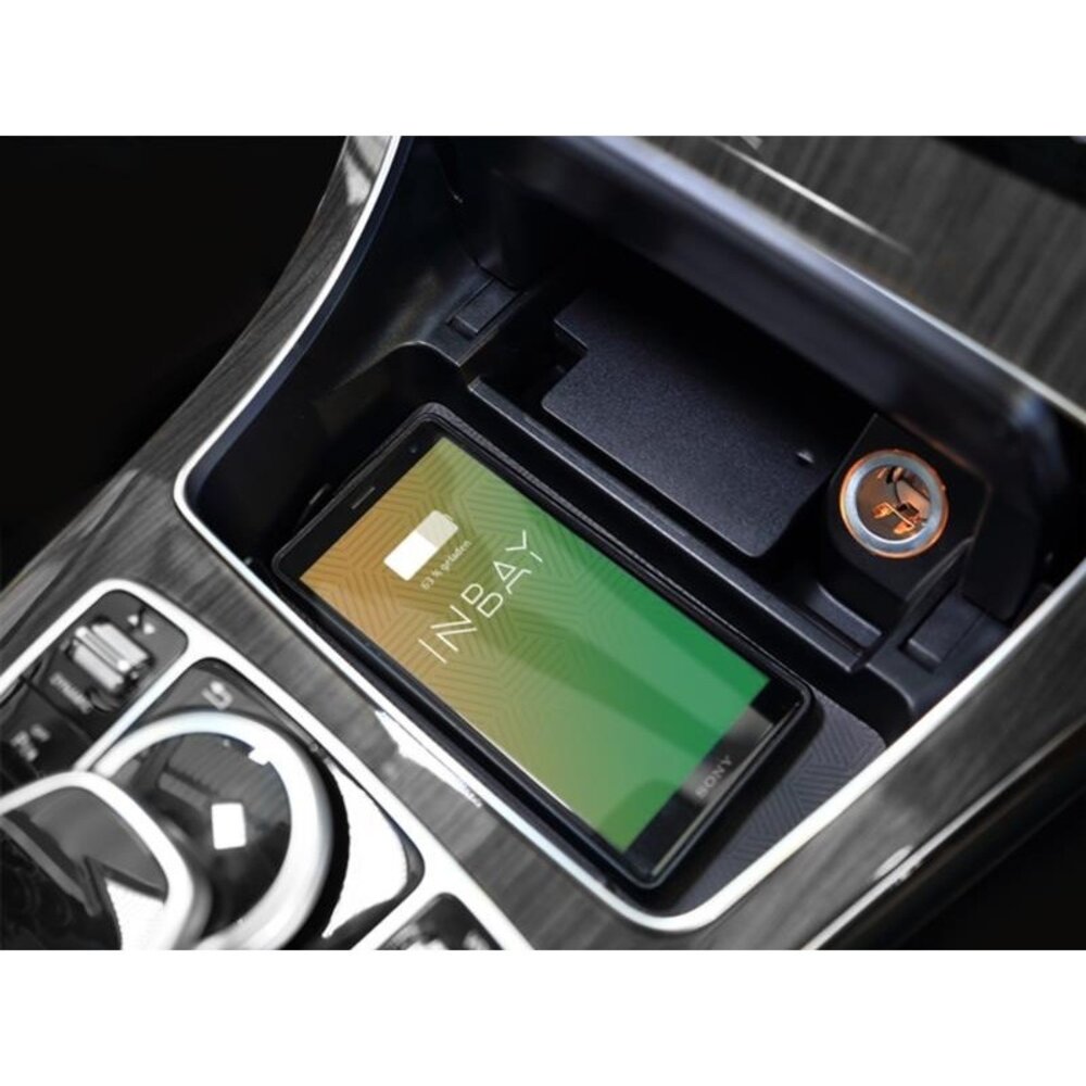 Inbay Draadloze oplader voor Mercedes C-klasse  | Opbergvak | Plug & Play
