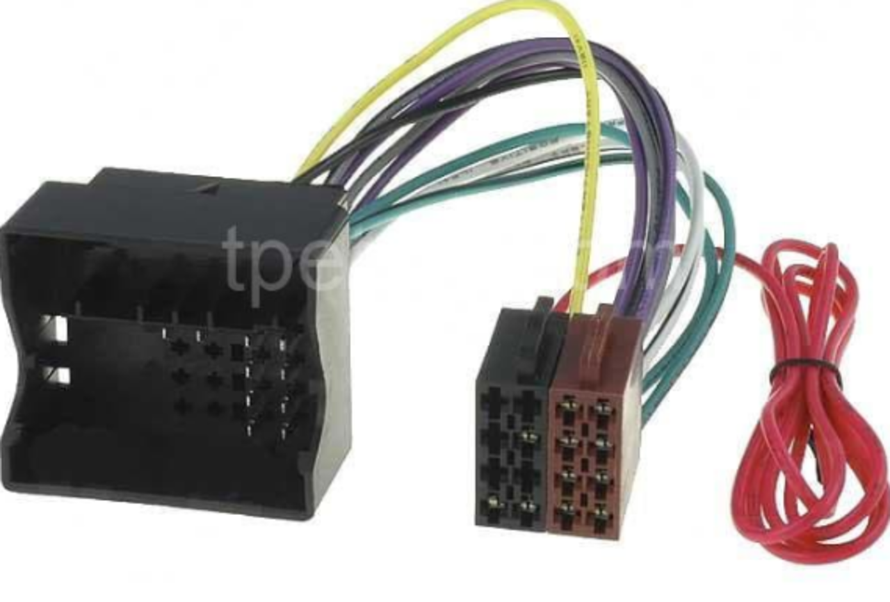 Cartronix Fiat Qubo | ISO kabel | verloopstekker voor autoradio