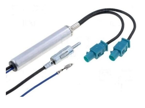 Cartronix Radio Antenne versterker | 2x Fakra naar Din plug