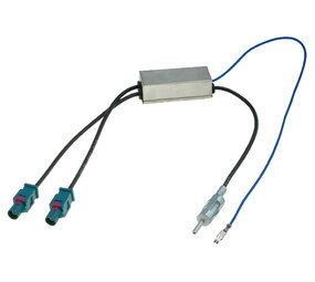 Cartronix Radio Antenne versterker | 2x Fakra naar Din stekker