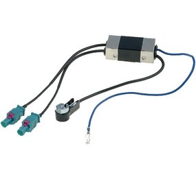 Cartronix Radio Antenne versterker | 2x Fakra naar Din Hoekstekker