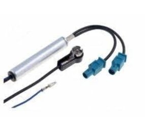 Cartronix Radio Antenne versterker | 2x Fakra naar Din Hoekstekker