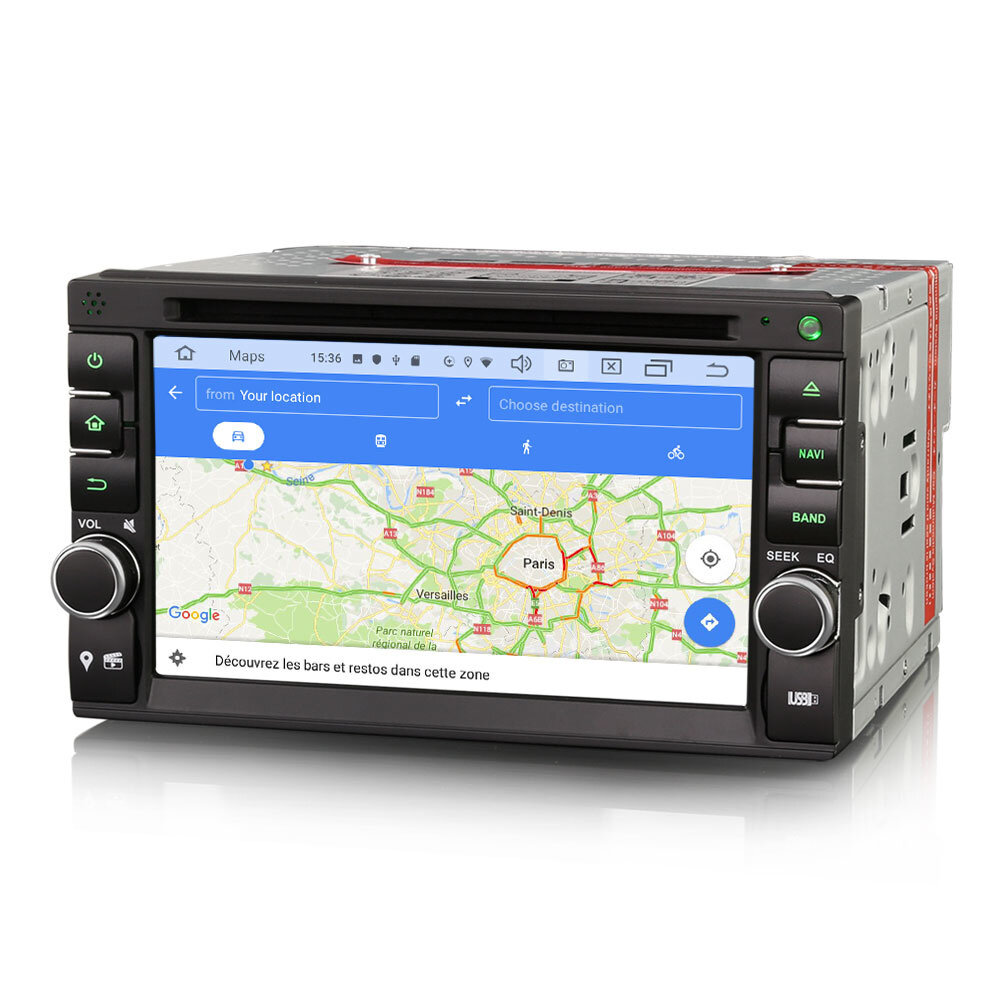 Cartronix Cartronix CTX-3611 | 2 din autoradio Android 10 | Bluetooth & USB | Navigatie | DAB+ | WIFI