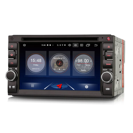 Cartronix Cartronix CTX-3611 | 2 din autoradio Android 10 | Bluetooth & USB | Navigatie | DAB+ | WIFI