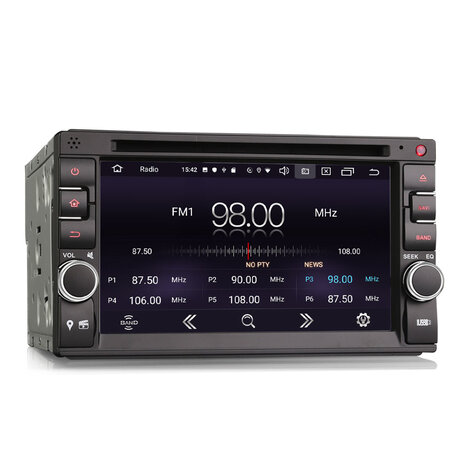 Cartronix Cartronix CTX-3611 | 2 din autoradio Android 10 | Bluetooth & USB | Navigatie | DAB+ | WIFI