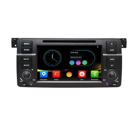 Davilon BMW 3 serie E46 autoradio | 1996 t/m 2005 | EU Navigatie | Bluetooth