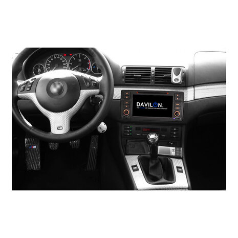 Davilon BMW 3 serie E46 autoradio | 1996 t/m 2005 | EU Navigatie | Bluetooth