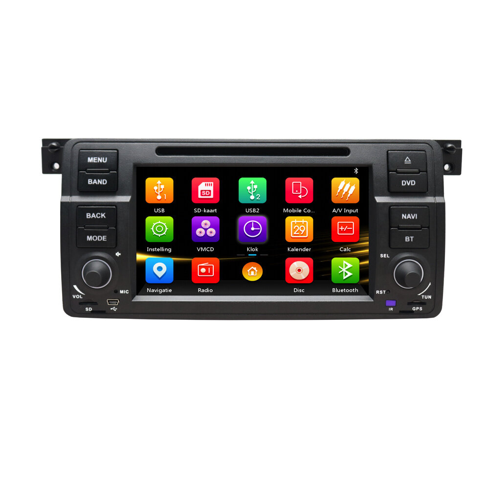 Davilon BMW 3 serie E46 autoradio | 1996 t/m 2005 | EU Navigatie | Bluetooth