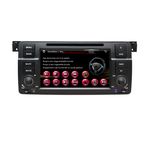 Davilon BMW 3 serie E46 autoradio | 1996 t/m 2005 | EU Navigatie | Bluetooth