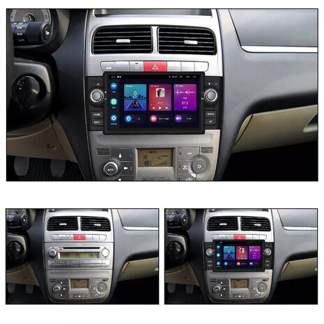 Denago Navigatie voor Fiat Punto | Fiat Linea autoradio | Android 11