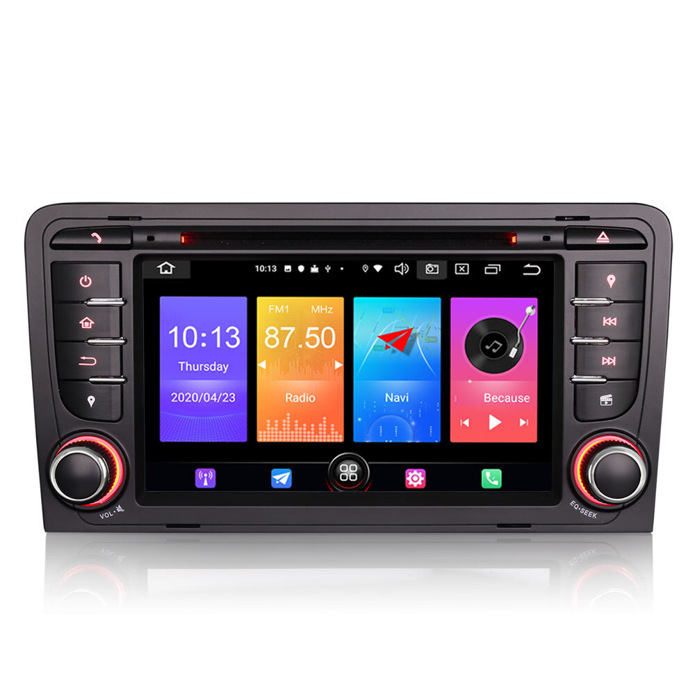 Cartronix Audi A3/S3/RS3 Autoradio |  Draadloos CarPlay | Android 10