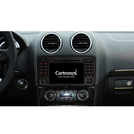 Cartronix Mercedes ML W164 Navigatie | Draadloos CarPlay | Android Auto