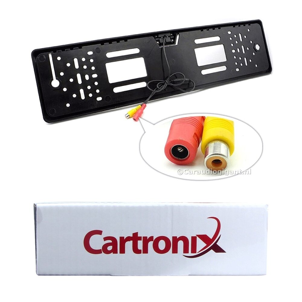 Cartronix Cartronix RV-400 kentekenplaathouder met camera | Voor Auto - Camper - Vrachtwagen