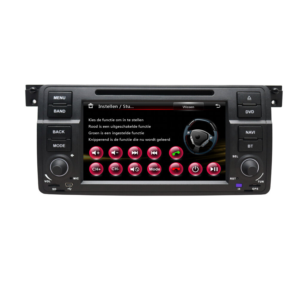 Davilon BMW 3 serie E46 autoradio | 1996 t/m 2005 | EU Navigatie | Bluetooth