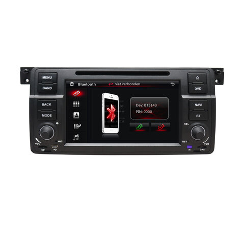Davilon BMW 3 serie E46 autoradio | 1996 t/m 2005 | EU Navigatie | Bluetooth
