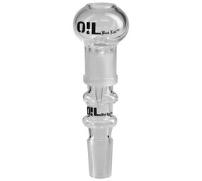 'Oil Black Leaf' Glazen Dab Set (Nail/Dome)