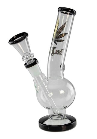 Black Leaf Small Glass Bong 'Golden Leaf' by 'Black Leaf' Black Leaf Small Glass Bong 'Golden Leaf' by 'Black Leaf'