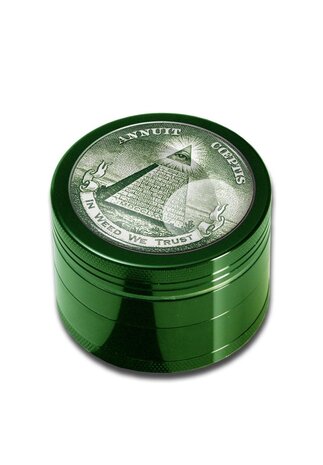 'Black Leaf' 4-Delige Wiet Grinder 'In Weed We Trust' 'Black Leaf' 4-Delige Wiet Grinder 'In Weed We Trust'