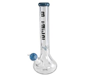 'Blaze' Thick Glass (9mm) Ice Bong with Belly