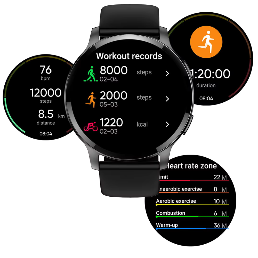 Smartwatch - bellen via smartwatch - 8 dagen batterijduur