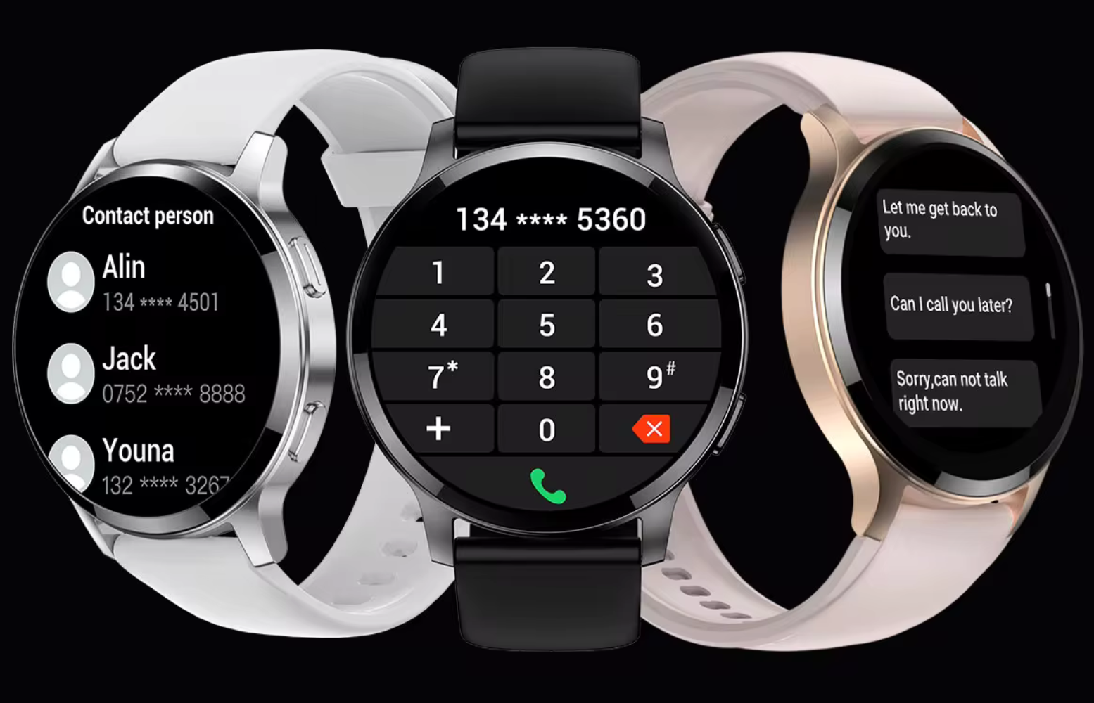 Smartwatch - bellen via smartwatch - 8 dagen batterijduur