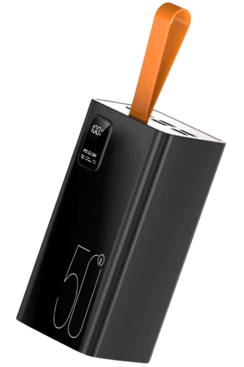 Powerbank 50.000 mAh - snellader powerbank 22.5W