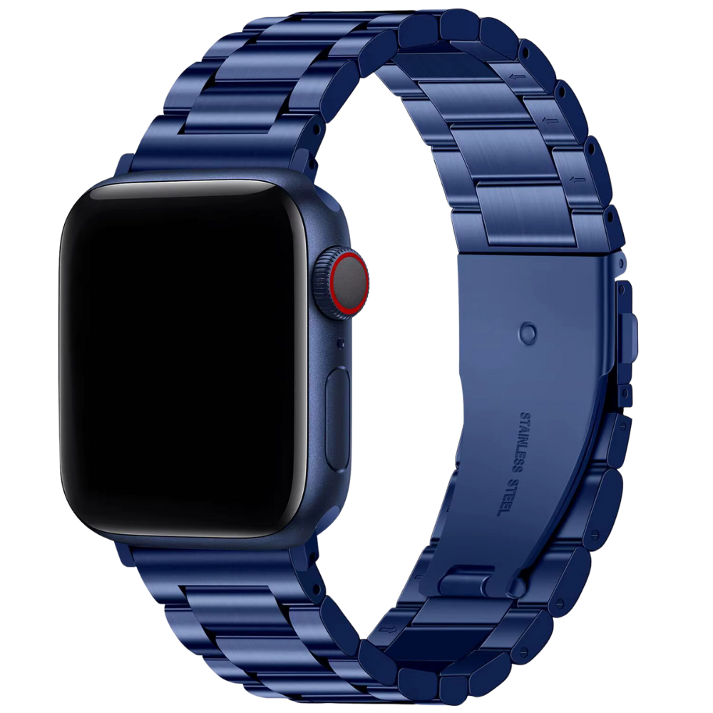 Thogo Apple watch stalen band zwart
