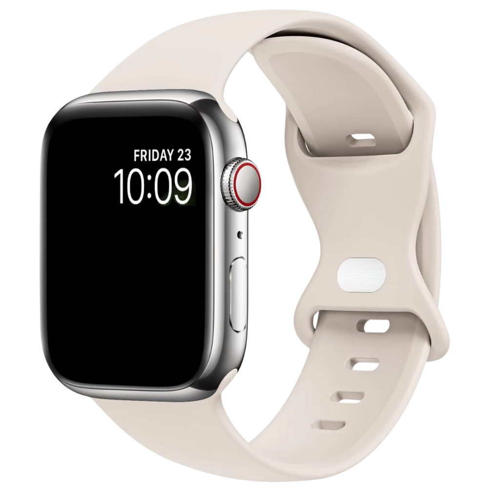 Thogo Apple watch siliconen bandje (wit)