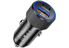 THOGO autolader 38 watt - snellader autolader - USB-C & USB-A aansluiting