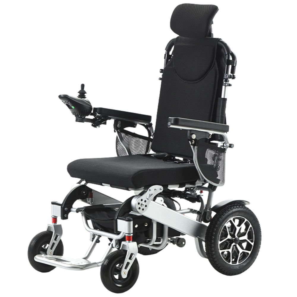 THOGO elektrische rolstoel - verstelbare rugleuning & opvouwbaar - 30 km bereik