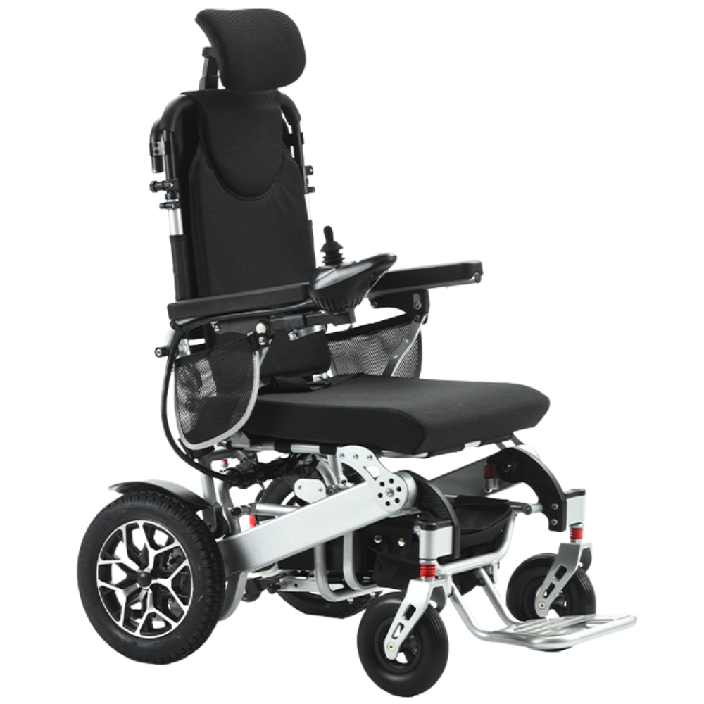 THOGO elektrische rolstoel - verstelbare rugleuning & opvouwbaar - 30 km bereik