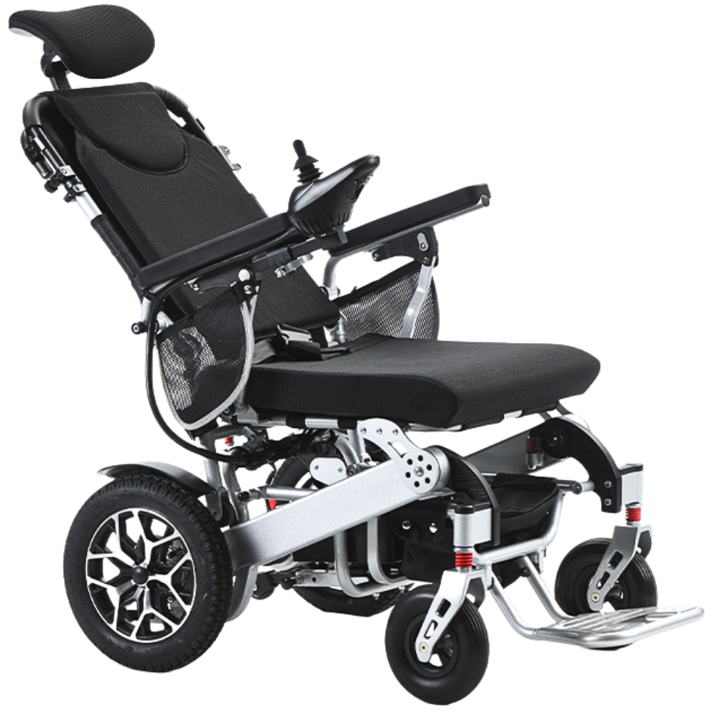 THOGO elektrische rolstoel - verstelbare rugleuning & opvouwbaar - 30 km bereik