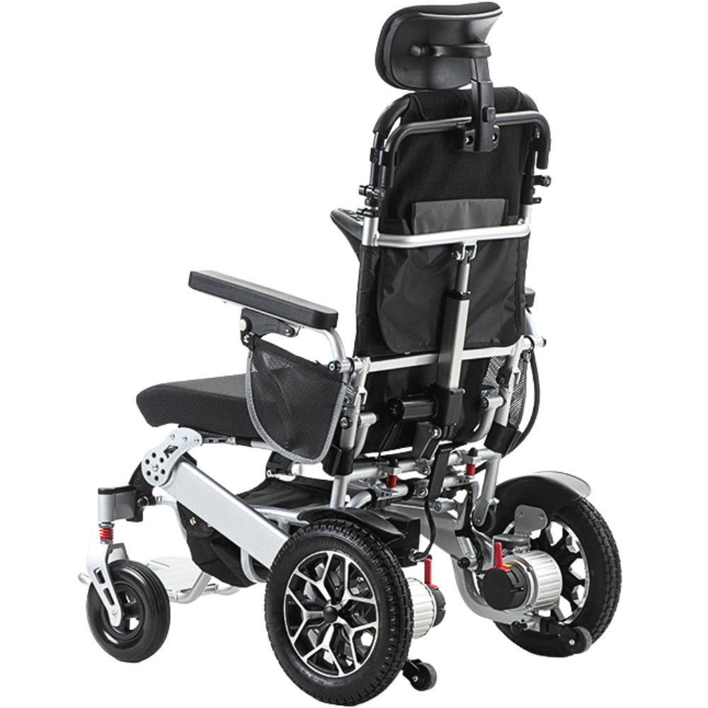 THOGO elektrische rolstoel - verstelbare rugleuning & opvouwbaar - 30 km bereik