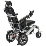 THOGO elektrische rolstoel - verstelbare rugleuning & opvouwbaar - 30 km bereik