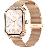 THOGO smartwatch dames - bellen via bluetooth - stappenteller & hartslagmeter - 120 sport modus - 10 dagen batterijduur